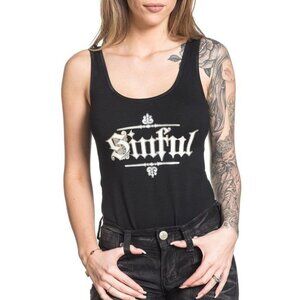 Sinful by Affliction Angel Wings Body Suit Black